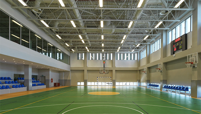 室內(nèi)籃球場(chǎng)效果圖