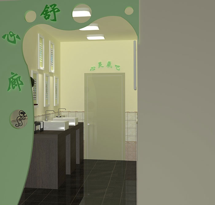 小學(xué)心理咨詢(xún)室心靈氧吧裝修設(shè)計(jì)方案